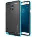Armor Black TPU and PC Protective Back Case for Samsung Galaxy Note 4 - Blue