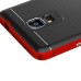 Armor Black TPU and PC Protective Back Case for Samsung Galaxy Note 4 - Red