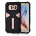 Armor Hybrid PC And TPU Protective Cell Phone Back Case For Samsung Galaxy S6 G920 - Rose Gold