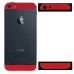 Back Cover Glasses Replacement Part For iPhone 5 - Red
