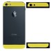 Back Cover Glasses Replacement Part For iPhone 5 - Yellow