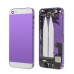 Back Cover Housing Assembly with Middle Frame for iPhone 5s - Purple