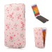 Beautiful Flower Pattern Leather Vertical Flip Case for Samsung Galaxy Note 3 - Pink