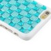Beautiful Glittering Diamond TPU Protective Case for iPhone 6 Plus - Blue/White