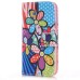 Beautiful Sunflower Built-in Wallet Leather Case Cover for Samsung Galaxy S5 Mini