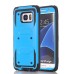 Belt Clip Holster Shell PC Hard Back Case Cover for Samsung Galaxy S7 Edge G935 - Blue