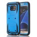 Belt Clip Holster Shell PC Hard Back Case Cover for Samsung Galaxy S7 G930 - Blue