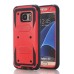 Belt Clip Holster Shell PC Hard Back Case Cover for Samsung Galaxy S7 G930 - Red
