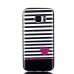 Black White Stripes Ultra Slim Soft TPU Case Back Cover for Samsung Galaxy S7 G930