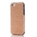 Bling Glittering Powder Superb Silicone and PC Hybrid TPU Protective Case Cover for iPhone SE / 5 / 5s - Gold