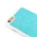 Bling Rhinestone Inlaid TPU Protective Back Case for iPhone 6 Plus - Blue/White