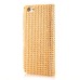 Bling Rhinestone Magnetic Folio Leather Case with Card Slot for iPhone 6 4.7 inch - Gold