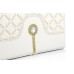 Bling Rhinestone Studded Leather Case For iPad 2 / 3 / 4 - White