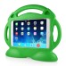 Brand New 3D Smiling Face Design Easy Handing Soft Silicone Stand Back Case Cover For iPad Air iPad Air 2 - Green