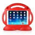 Brand New 3D Smiling Face Design Easy Handing Soft Silicone Stand Back Case Cover For iPad Air iPad Air 2 - Red
