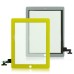Bright Color Touch Screen Glass Digitizer Replacement Part For iPad 2 - Yellow