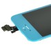 Bright Color iPhone 5 Digitizer Touch Panel Screen With LCD Display Screen + Flex Cable + Supporting Frame + Home Button - Blue