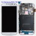 CDMA I545 L720 R970 LCD Assembly Glass Digitizer Touchscreen + LCD Display Screen + Middle Frame + Home Button Housing Replacement Part For Samsung Galaxy S4 - White