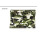 Camouflage Style Folio Stand Leather Case Cover For iPad 2 / 3 / 4 - Green