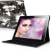 Camouflage Style Folio Stand Leather Case Cover For iPad 2 / 3 / 4 - Grey