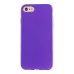 Candy Color Slim TPU Case Cover for iPhone 7 - Purple