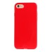 Candy Color Slim TPU Case Cover for iPhone 7 - Red