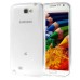 Candy Color Transparent TPU Case For Samsung Galaxy Note 2 N7100 - White