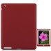 Candy Soft Silicone Skin Case For The new iPad/iPad 2 - Dark Red