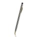 Capacitive Stylus + Twisting Pen For iPhone iPod iPad - Silver (With Gold Clip)