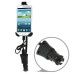 Car Mount Holder With USB Charging Cable For Samsung - Black