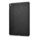 Circle Pattern Flip Stand Leather Case for iPad Air - Black
