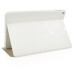 Circle Pattern Flip Stand Leather Case for iPad Air - White