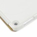 Circle Pattern Flip Stand Leather Case for iPad Air - White