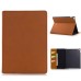 Classical Flip Stand Leather Smart Cover Case with Card Slots and Wake / Sleep Function for iPad Air 2 (iPad 6) - Light Brown