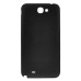 Classical Lychee Grain Leather Back Cover For Samsung Galaxy Note 2 N7100 - Black
