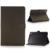 Classical Magnetic Flip Stand Leather Smart Cover Case With Wake / Sleep Function For iPad Mini 4 - Gray-Brown