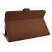 Classical Magnetic Flip Stand Leather Smart Cover Case with Wake / Sleep Function for iPad Air 2 (iPad 6) - Dark Brown
