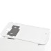 Classical Mat Texture Leather And Alloy Back Cover With NFC For Samsung Note 2 N7100 - White