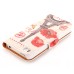 Color Drawing Design Stand Magnetic Wallet Leather Case with Card Slot for iPhone 4/4S - Tower(I Love You)