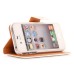 Color Drawing Design Stand Magnetic Wallet Leather Case with Card Slot for iPhone 4/4S - Tower(I Love You)