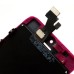Colored iPhone 5 LCD Assembly Touch Screen Digitizer With LCD Display Screen + Flex Cable + Supporting Frame + Home Button - Magenta