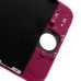 Colored iPhone 5 LCD Assembly Touch Screen Digitizer With LCD Display Screen + Flex Cable + Supporting Frame + Home Button - Magenta