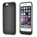 Colorful 3500 mAh Detachable Back Case with Built-in Battery Designed for iPhone 6 4.7 inch - Black/Silver
