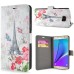 Colorful Butterfly Eiffel Tower Pattern Magnetic Stand Leather Case With Card Slots For Samsung Galaxy Note 5