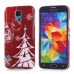 Colorful Christmas Pattern PC Hard Back Case For Samsung Galaxy S5 G900 - Christmas Tree