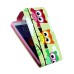 Colorful Drawing Magnetic Vertical Leather Case with Card Slot for Samsung Galaxy Note 4 - Three Owls