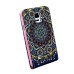 Colorful Drawing Magnetic Vertical Leather Case with Card Slot for Samsung Galaxy Note 4 - Tribe