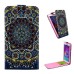 Colorful Drawing Magnetic Vertical Leather Case with Card Slot for Samsung Galaxy Note 4 - Tribe