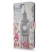 Colorful Elizabeth Tower Pattern Magnetic Stand Leather Case With Card Slots For Samsung Galaxy Note 5