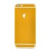 Colorful Metal Rear Housing Cover for iPhone 6 4.7 inch - Gold